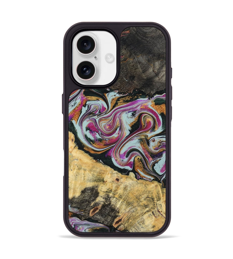 iPhone 17 Wood Phone Case - Oleta (Green, 804523)