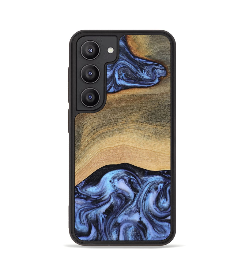 Galaxy S23 Wood Phone Case - Metta (Blue, 804534)