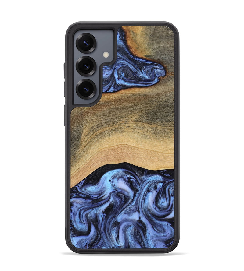 Galaxy S25 Plus Wood Phone Case - Metta (Blue, 804534)