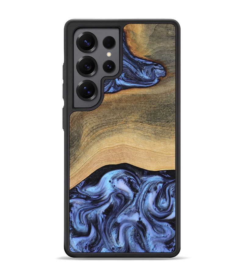 Galaxy S25 Ultra Wood Phone Case - Metta (Blue, 804534)