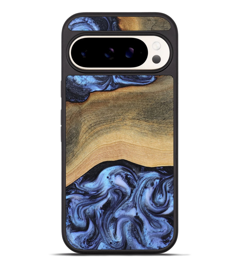 Pixel 9 Pro XL Wood Phone Case - Metta (Blue, 804534)