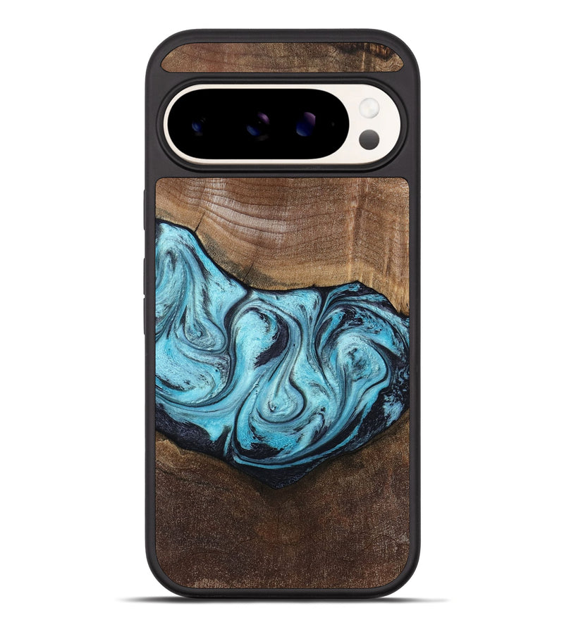 Pixel 10 Pro XL Wood Phone Case - Kaylie (Blue, 804538)