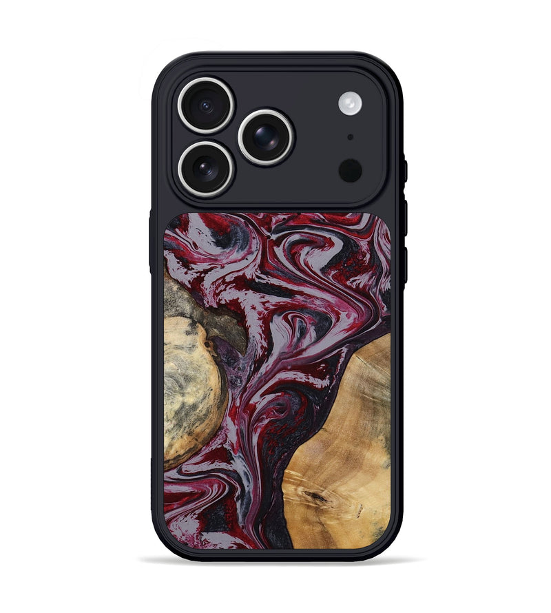 iPhone 17 Pro Wood Phone Case - Horatio (Red, 804571)