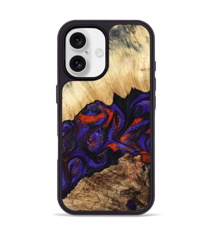iPhone 17 Wood Phone Case - Forest (Purple, 804594)