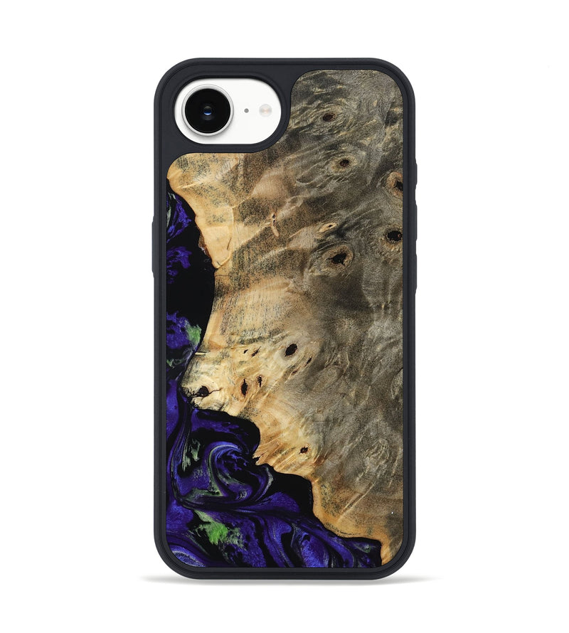 iPhone 16e Wood Phone Case - Earnest (Purple, 804596)