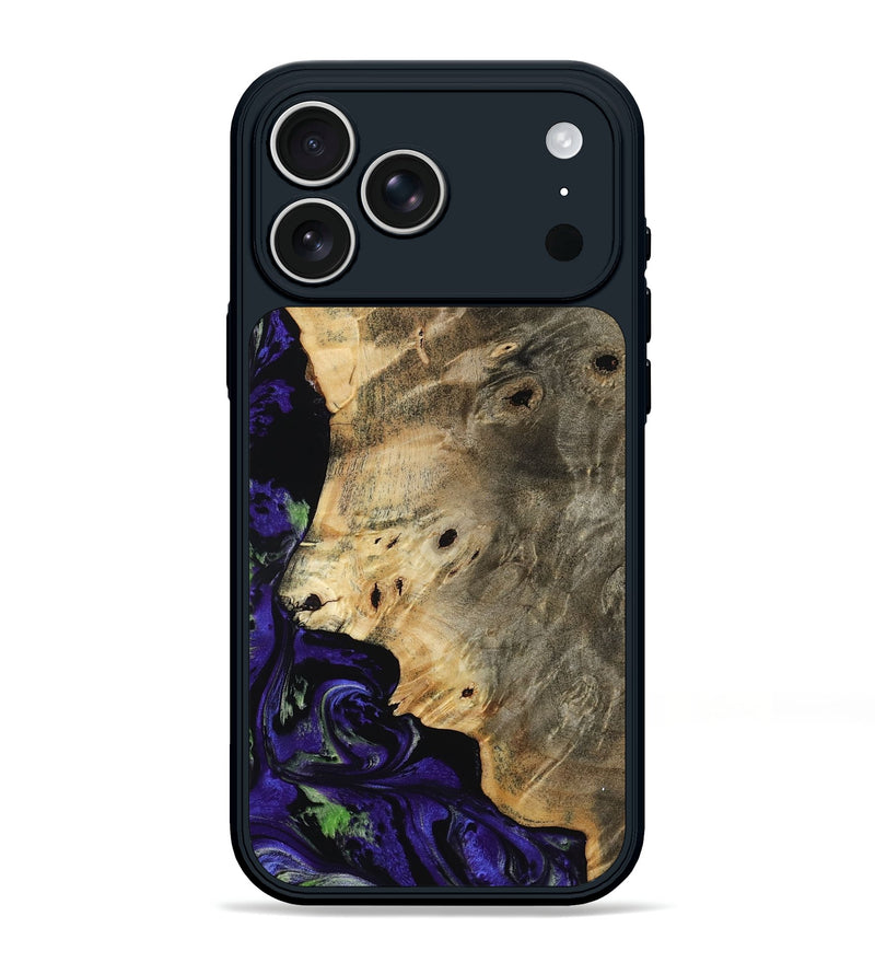 iPhone 17 Pro Max Wood Phone Case - Earnest (Purple, 804596)