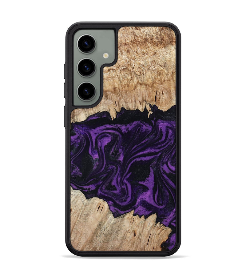 Galaxy S24 Plus Wood Phone Case - Adelynn (Purple, 804597)