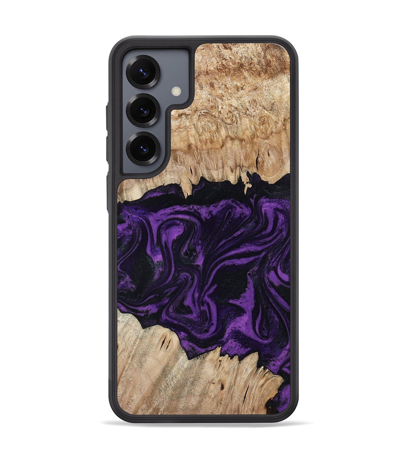 Galaxy S25 Plus Wood Phone Case - Adelynn (Purple, 804597)