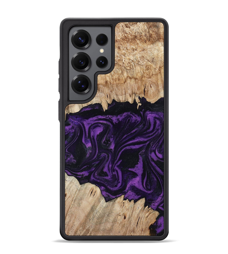 Galaxy S25 Ultra Wood Phone Case - Adelynn (Purple, 804597)