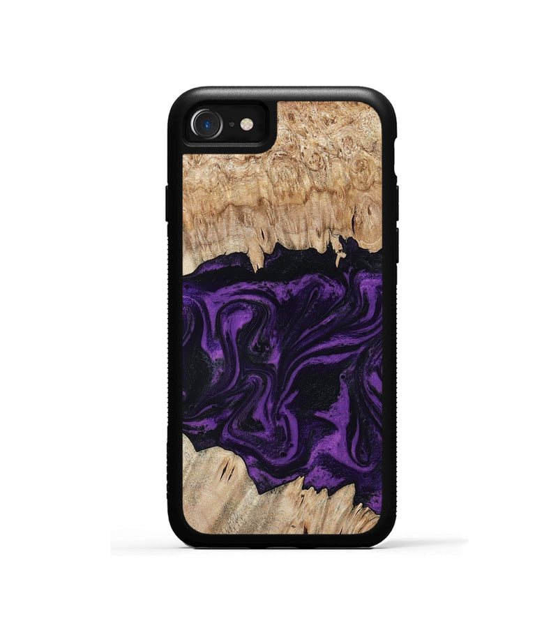 iPhone SE Wood Phone Case - Adelynn (Purple, 804597)