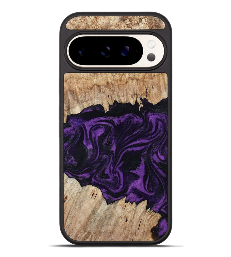 Pixel 9 Pro XL Wood Phone Case - Adelynn (Purple, 804597)