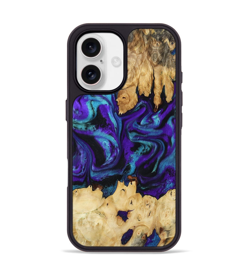 iPhone 17 Wood Phone Case - Deshawn (Purple, 804600)