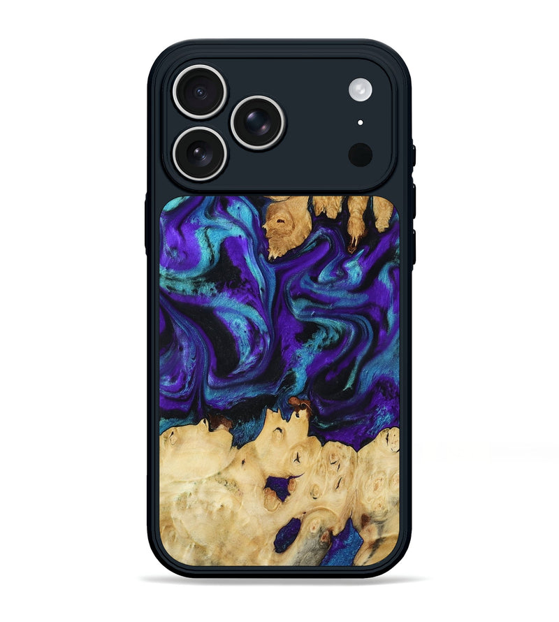 iPhone 17 Pro Max Wood Phone Case - Deshawn (Purple, 804600)