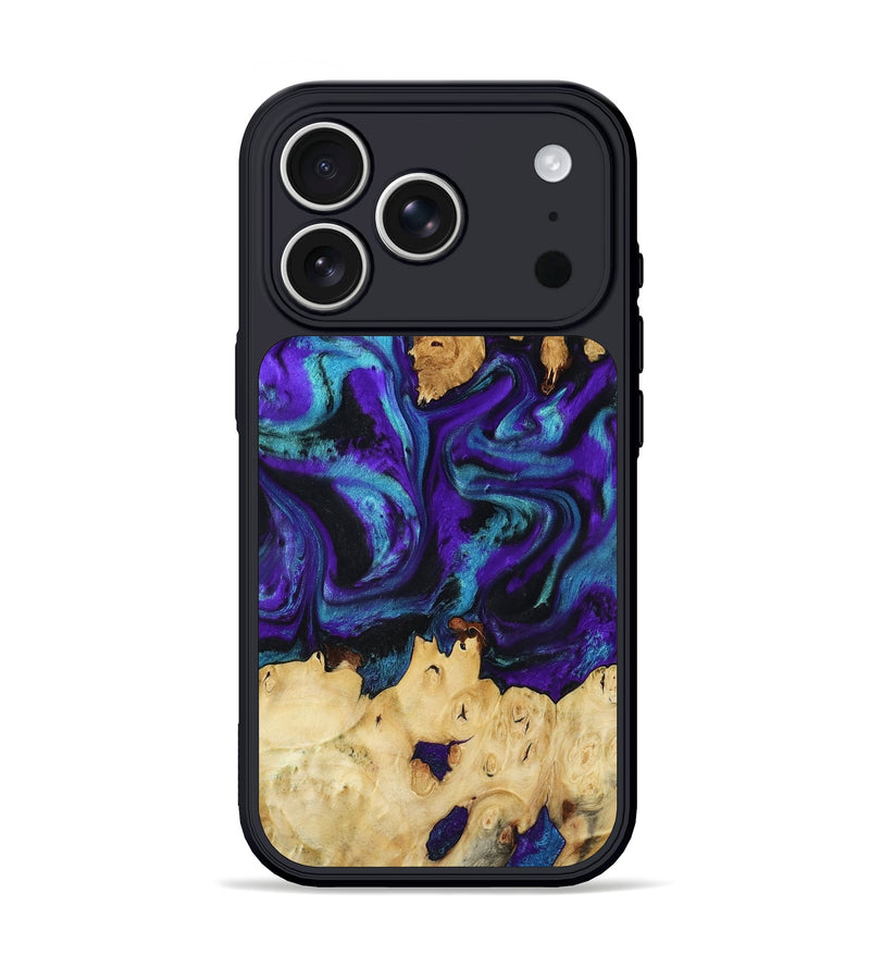 iPhone 17 Pro Wood Phone Case - Deshawn (Purple, 804600)