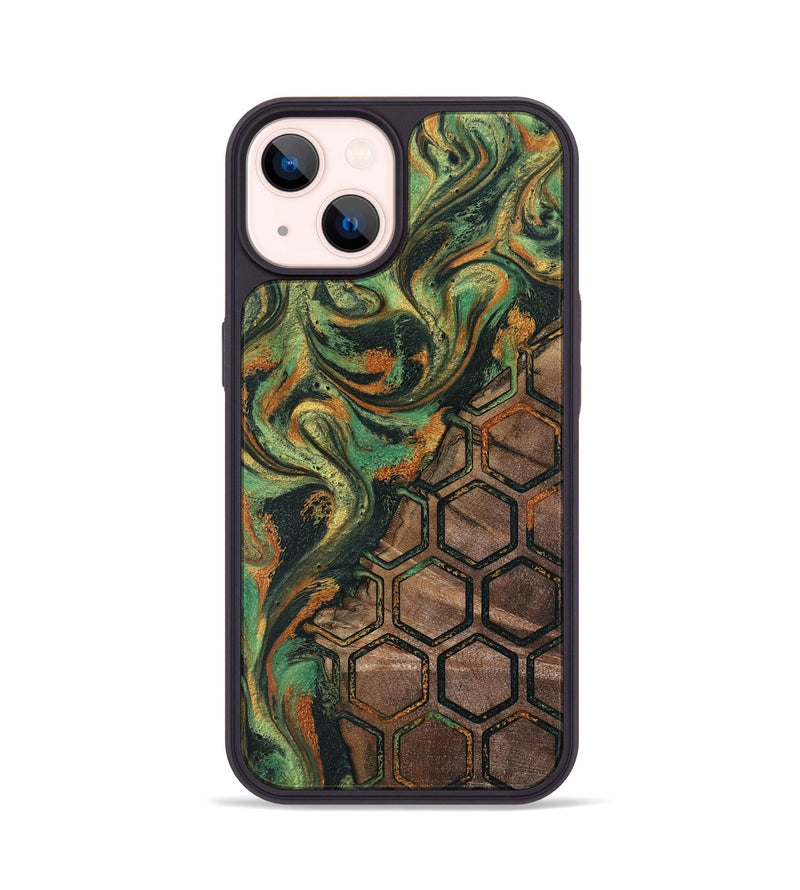 iPhone 14 Wood Phone Case - Landon (Pattern, 804616)