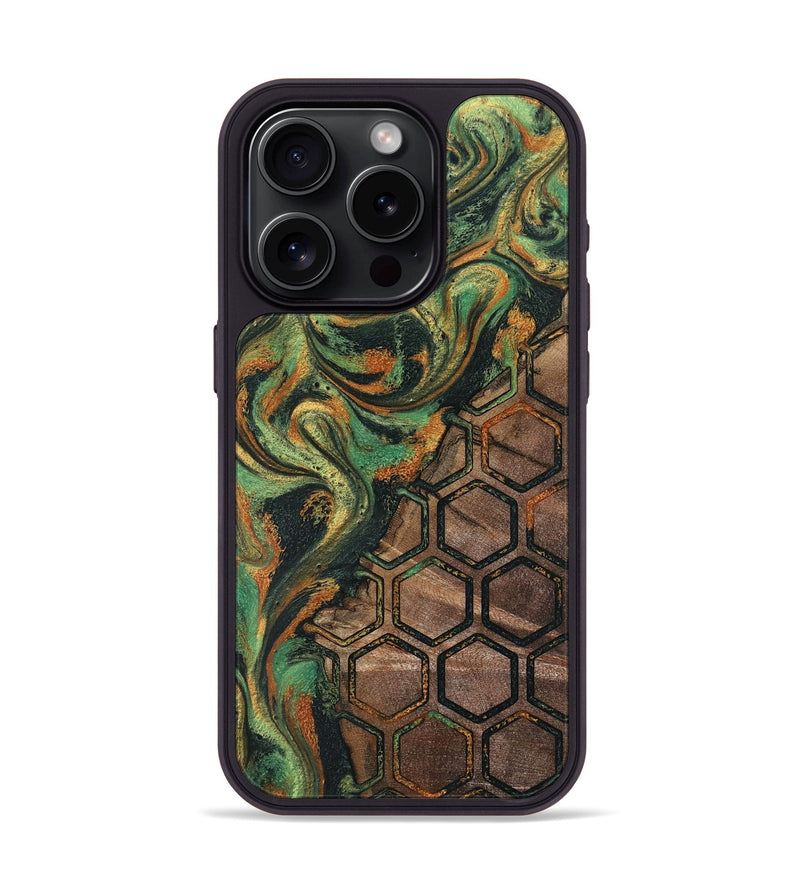iPhone 15 Pro Wood Phone Case - Landon (Pattern, 804616)