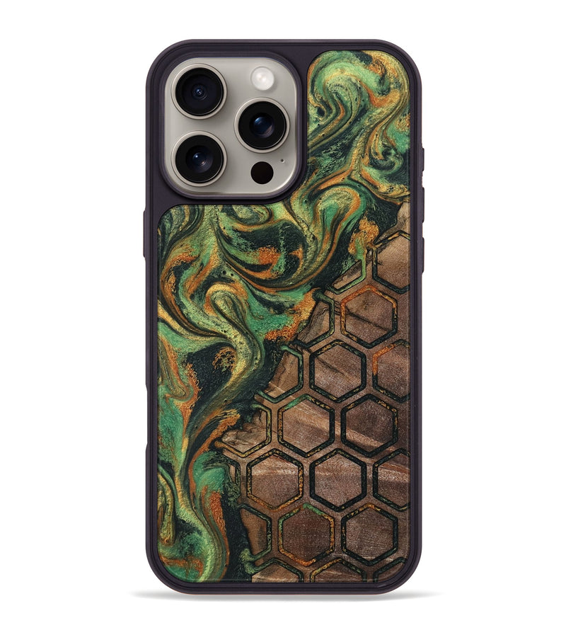 iPhone 16 Pro Max Wood Phone Case - Landon (Pattern, 804616)