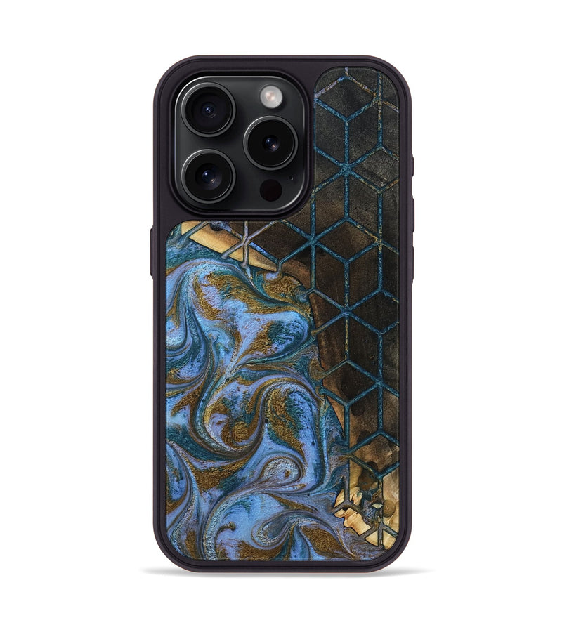 iPhone 15 Pro Wood Phone Case - Atharv (Pattern, 804618)