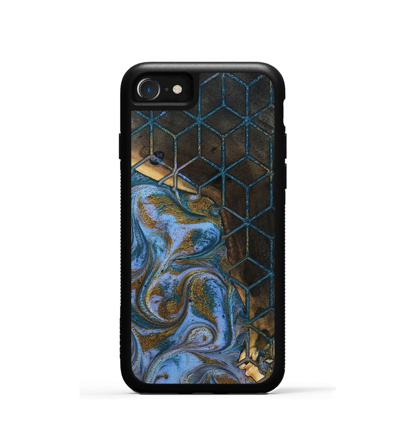 iPhone SE Wood Phone Case - Atharv (Pattern, 804618)