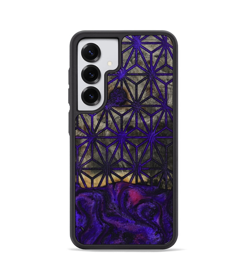 Galaxy S25 Wood Phone Case - Oral (Pattern, 804627)