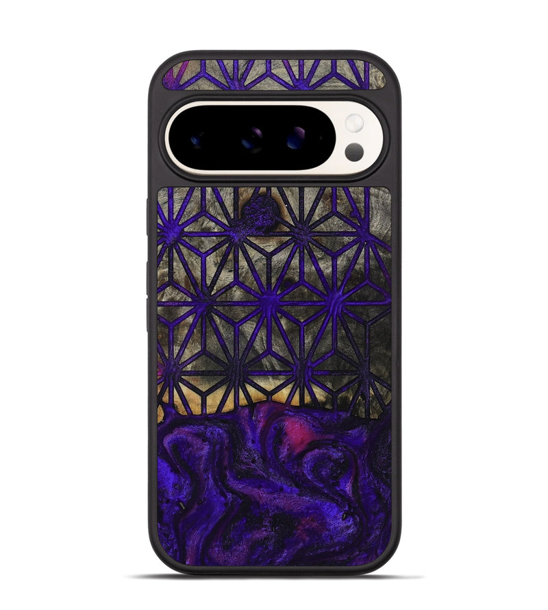 Pixel 9 Pro Wood Phone Case - Oral (Pattern, 804627)