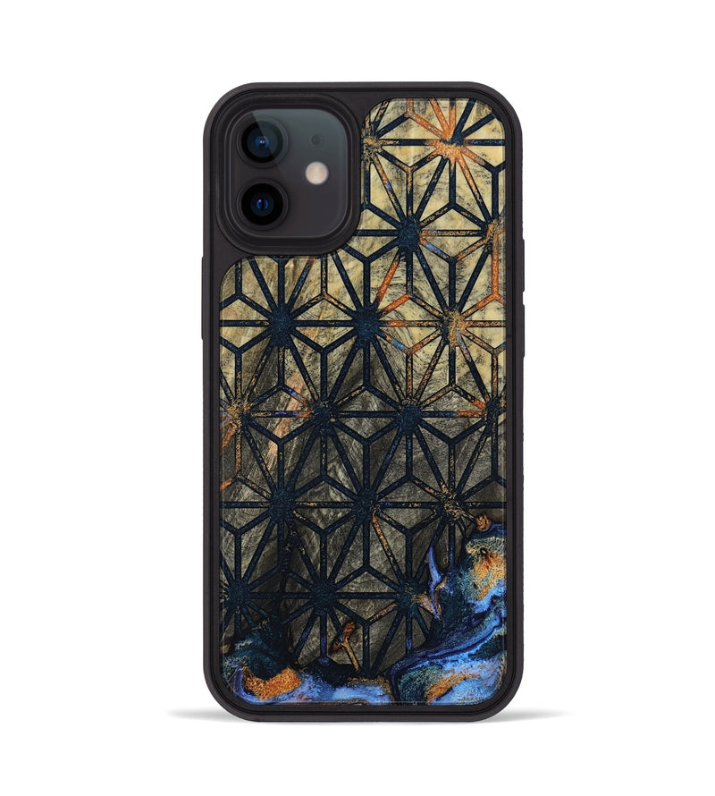 iPhone 12 Wood Phone Case - Mitchel (Pattern, 804631)