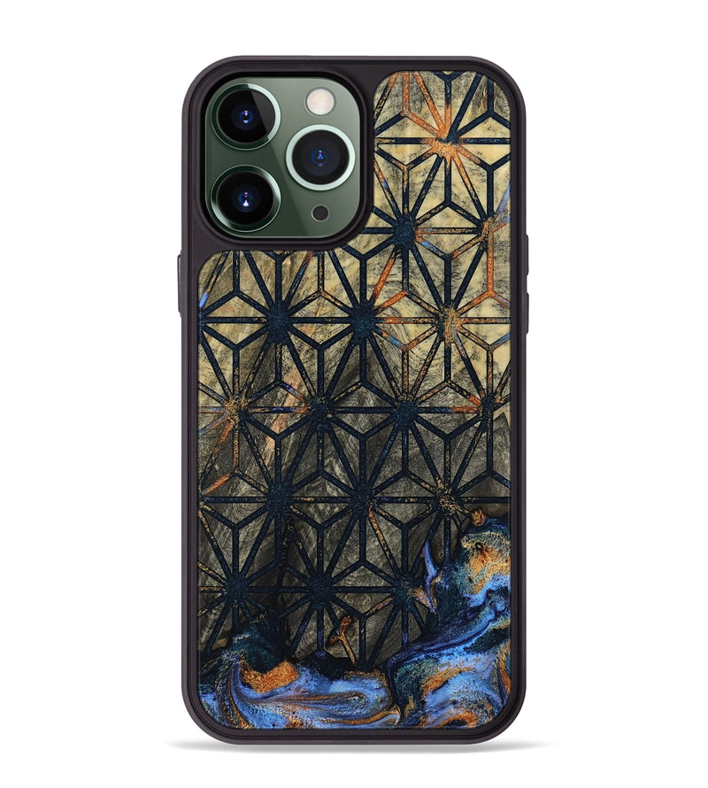 iPhone 13 Pro Max Wood Phone Case - Mitchel (Pattern, 804631)
