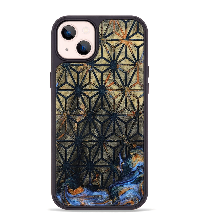 iPhone 14 Plus Wood Phone Case - Mitchel (Pattern, 804631)