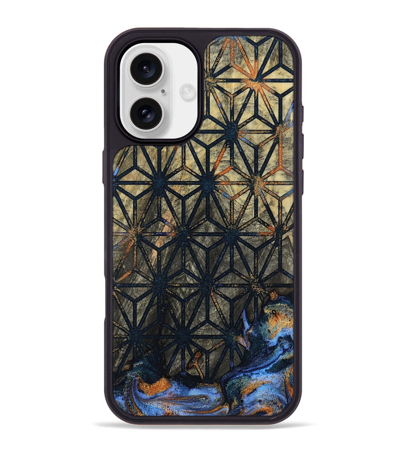 iPhone 16 Plus Wood Phone Case - Mitchel (Pattern, 804631)