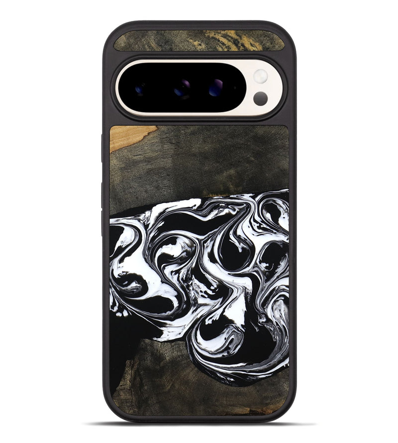 Pixel 10 Pro XL Wood Phone Case - Almeda (Black & White, 804647)