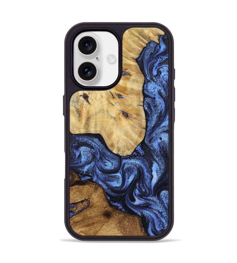 iPhone 17 Wood Phone Case - Coy (Blue, 804657)