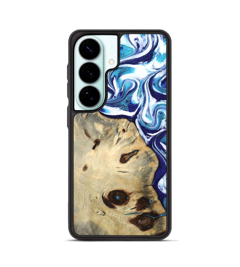 Galaxy S26 Wood Phone Case - Nedra (Blue, 804659)