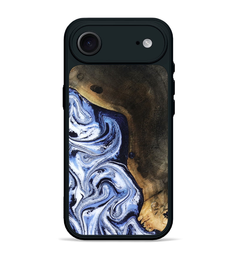 iPhone 17 Air Wood Phone Case - Kaya (Blue, 804661)
