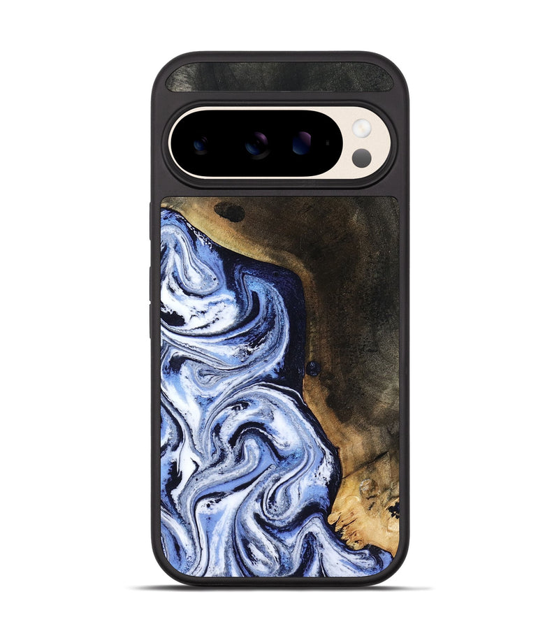 Pixel 10 Wood Phone Case - Kaya (Blue, 804661)