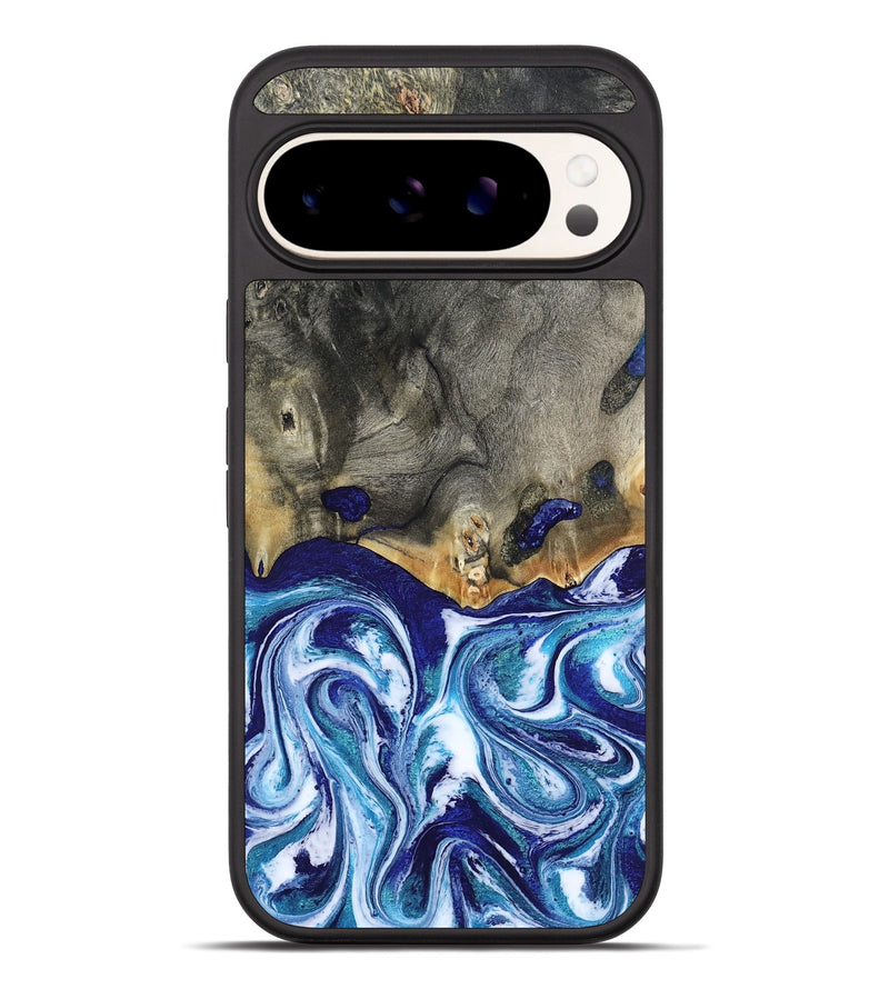 Pixel 10 Pro XL Wood Phone Case - Easton (Blue, 804662)