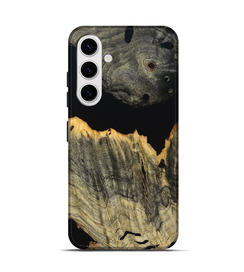 Galaxy S25 Wood Live Edge Phone Case - Lily (Wood Burl, 804704)