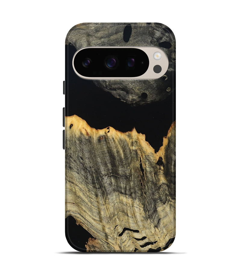 Pixel 10 Pro Wood Live Edge Phone Case - Lily (Wood Burl, 804704)