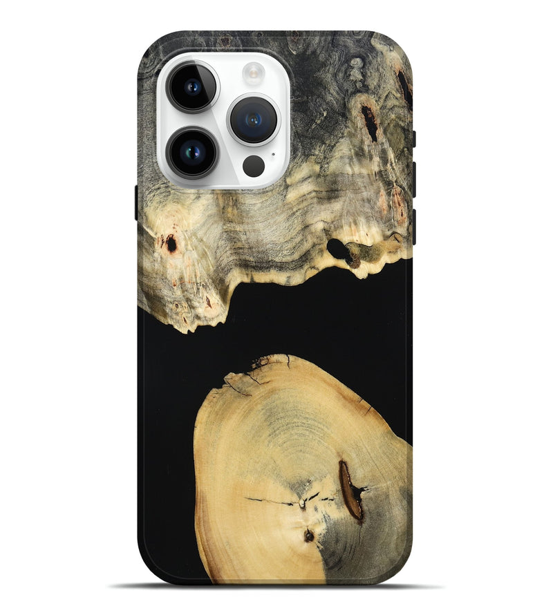 iPhone 15 Pro Max Wood Live Edge Phone Case - Rosalyn (Wood Burl, 804721)