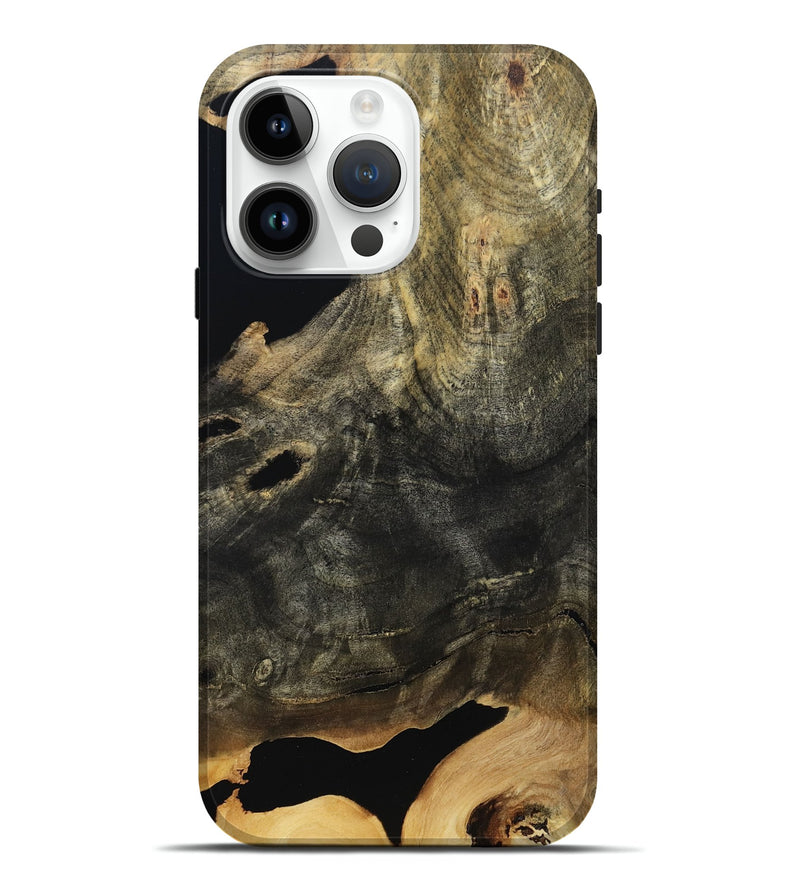 iPhone 15 Pro Max Wood Live Edge Phone Case - Queenie (Wood Burl, 804728)