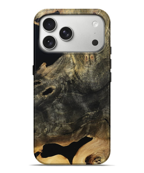iPhone 17 Pro Max Wood Live Edge Phone Case - Queenie (Wood Burl, 804728)