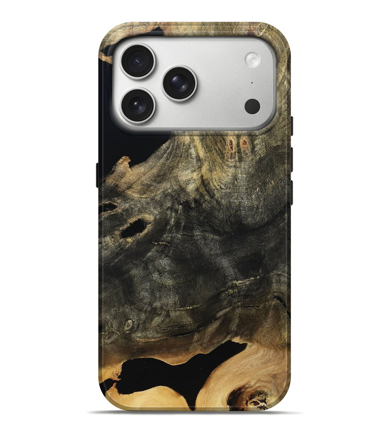 iPhone 17 Pro Max Wood Live Edge Phone Case - Queenie (Wood Burl, 804728)