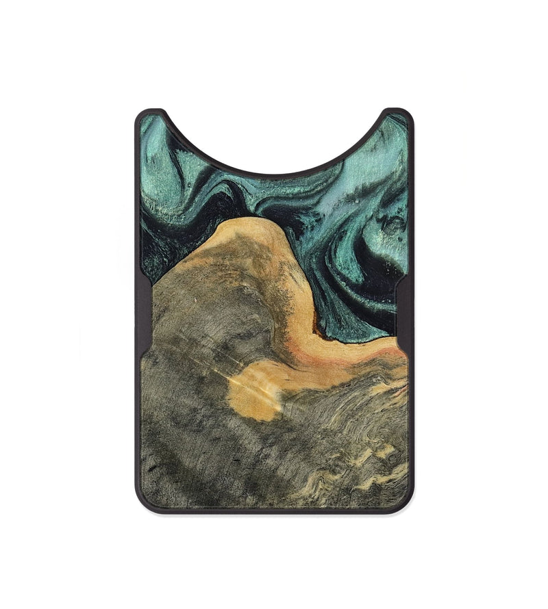 Alloy Wood Wallet - Otha (Green, 804729)