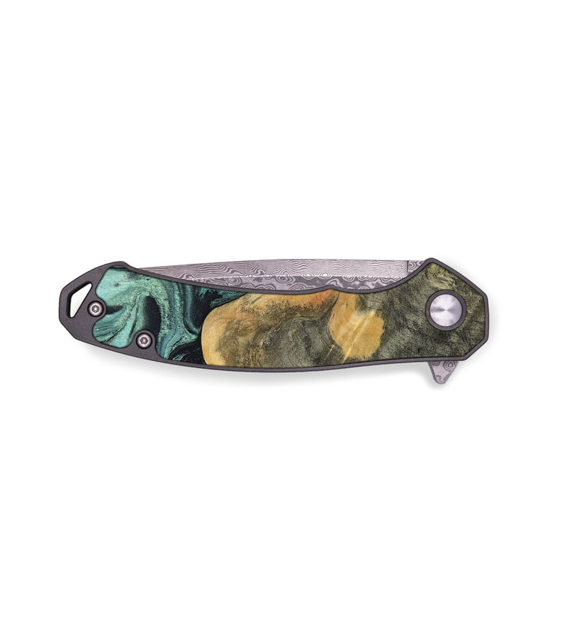 EDC Wood Pocket Knife - Otha (Green, 804729)