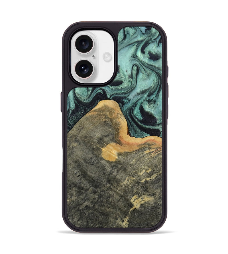 iPhone 17 Wood Phone Case - Otha (Green, 804729)