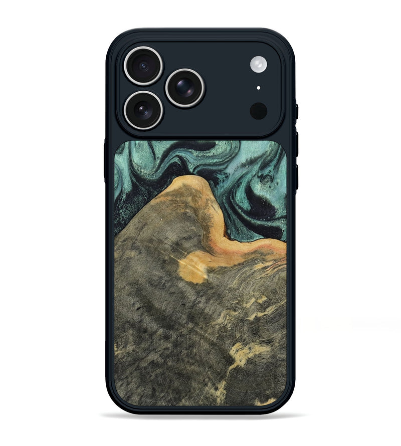 iPhone 17 Pro Max Wood Phone Case - Otha (Green, 804729)