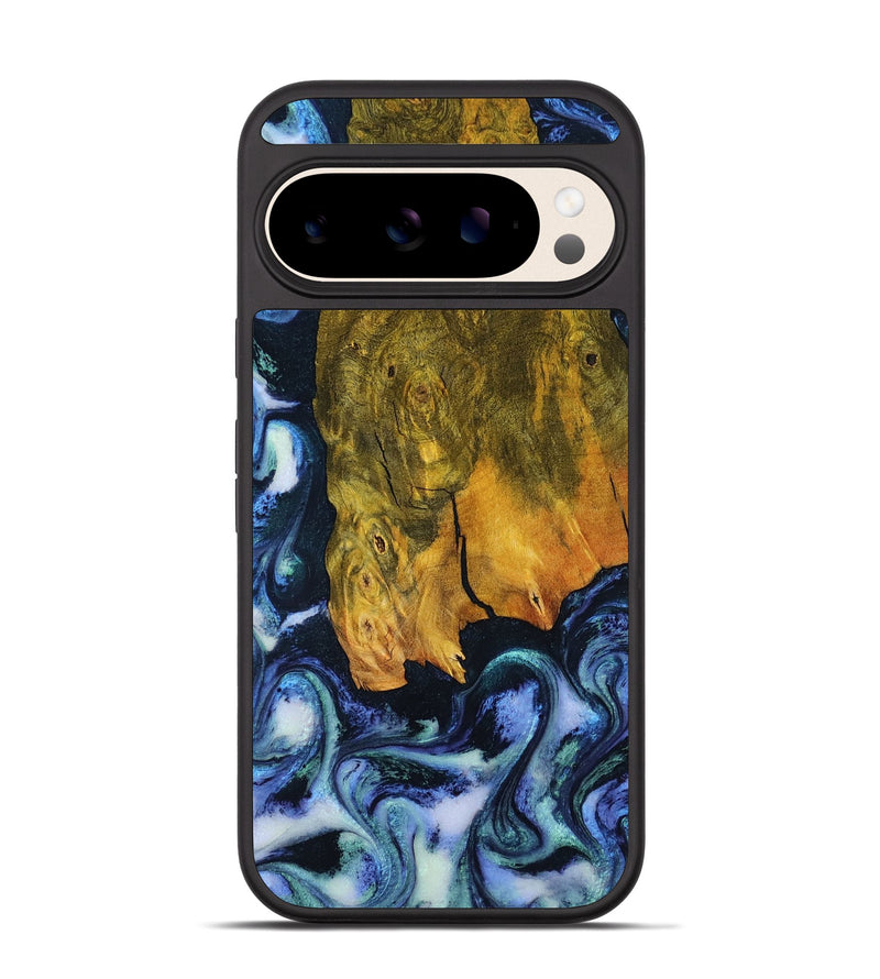 Pixel 10 Wood Phone Case - Dennis (Blue, 804747)