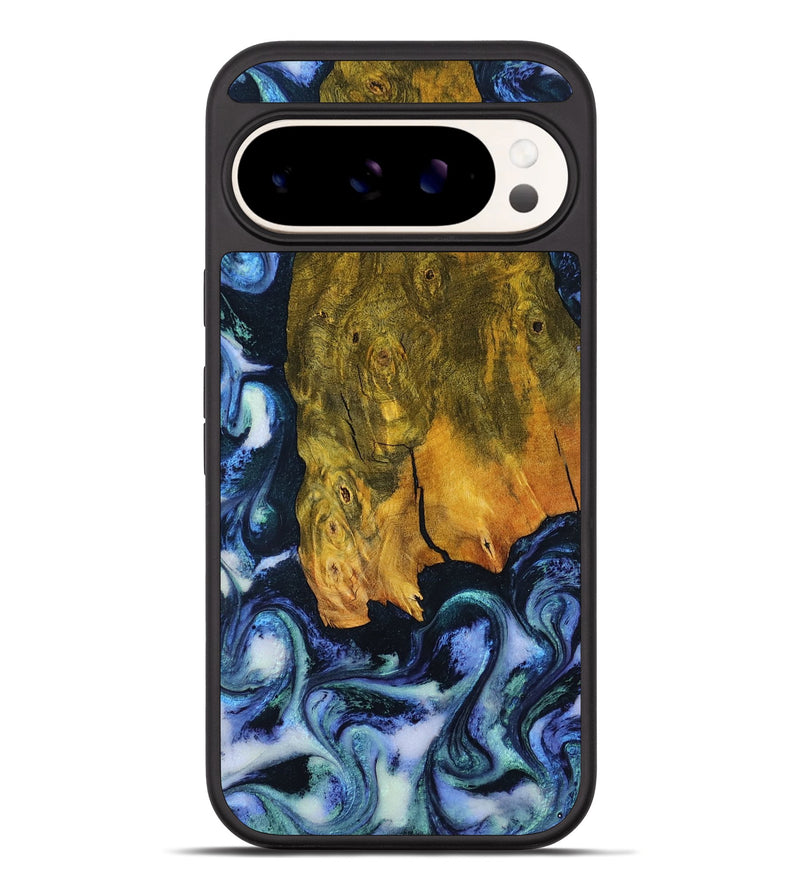Pixel 10 Pro XL Wood Phone Case - Dennis (Blue, 804747)