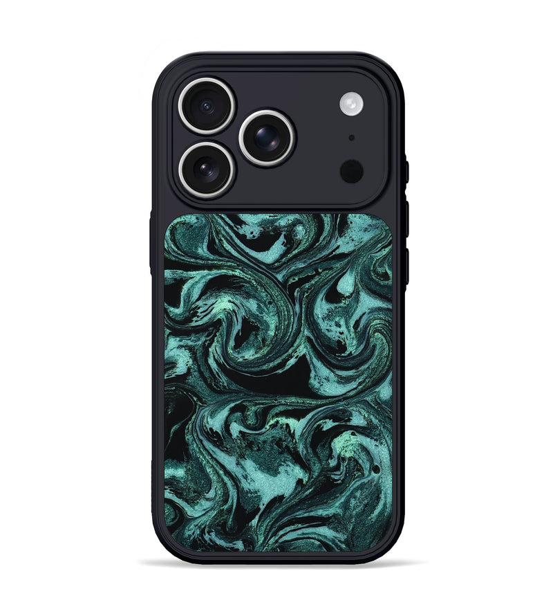 iPhone 17 Pro ResinArt Phone Case - Ahmir (Green, 804752)