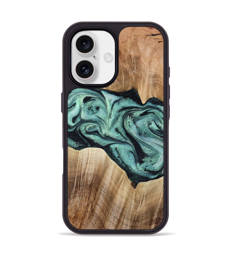 iPhone 17 Wood Phone Case - Millie (Green, 804753)
