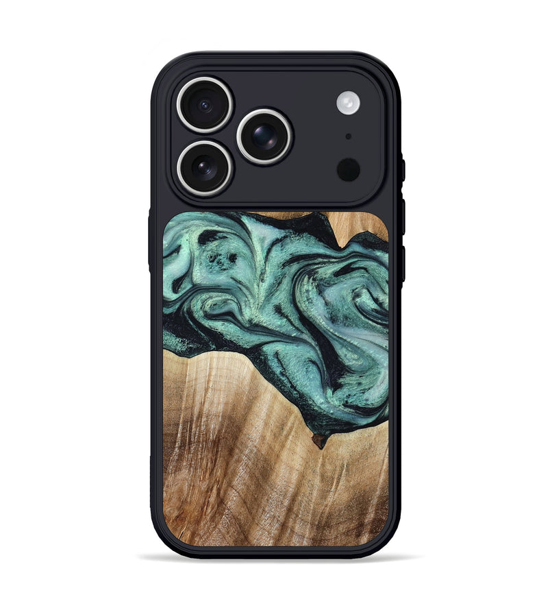 iPhone 17 Pro Wood Phone Case - Millie (Green, 804753)